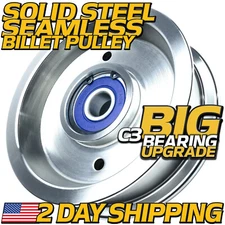 116-4669 6" Billet Idler Pulley for Exmark Lazer-Z Pioneer Quest, E S & X Series
