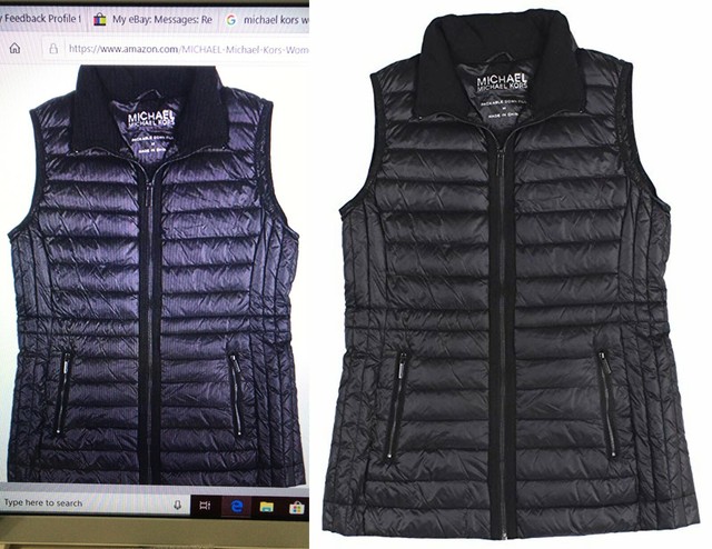 michael kors vest womens navy