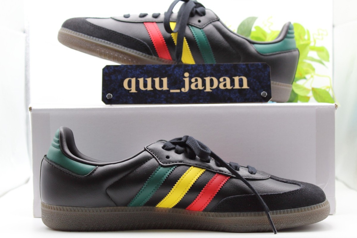 Size 5 - adidas Samba OG Rasta - Black for sale online | eBay