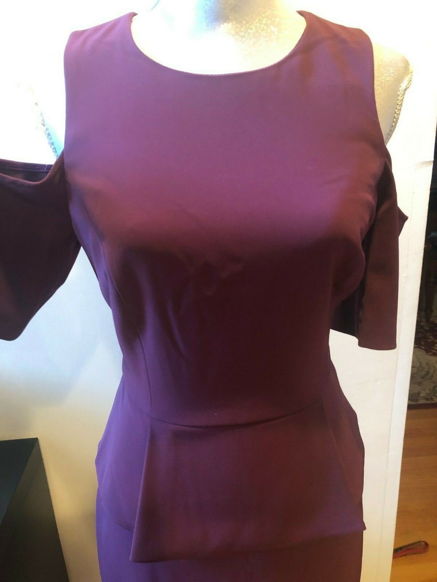 ted baker purple peplum dress Ted Baker Tynia Peplum Shift Dress