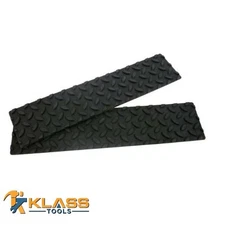 17 in. x 4 in. Self-Adhesive Rubber Safety Mat with Tread Surface