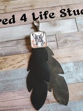 French Bulldog Keychain, Handbags Charm, Frenchie Key Charm.