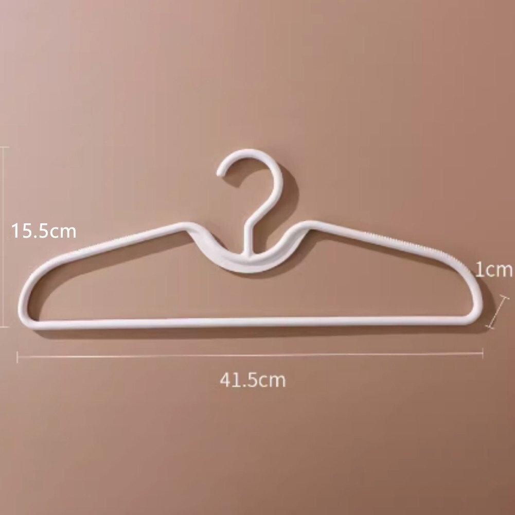 AntiSlip Clothes Hangers Short Neck Pack of 10 Efficient Closet
