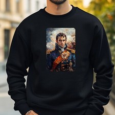 Napoleon Portrait Sweatshirt Cosy and Perfect for Any Occasion S to 4XL