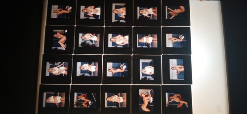 Blonde Bombshell nude model 120 slides never published | eBay