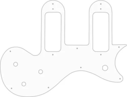 WD Custom Pickguard For Gibson Melody Maker Special With P-90 Pickups