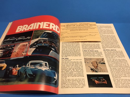 October November 1976 Corvette News Brainerd Road America NCRS 1977 Corvette - Foto 3 di 10