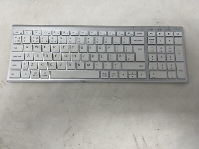Bluetooth Tastatur für Mac iClever 3 Multi-Device Bluetooth 5.1 - SILBER/WEISS