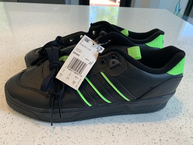 adidas rivalry low black green