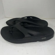 OOFOS OOriginal Recovery Open Toe Sandals Flip Flops Black Mens 5 Womens 7