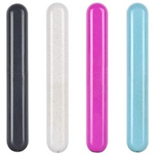 4 Pack Toothbrush Cases Travel Toothbrush Holder Gray, Purple, Blue, Beige