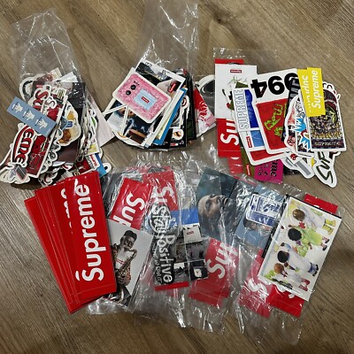 Supreme Rare Sticker Bundle 8 RANDOM STICKERS - FREE SHIPPING FW17 - FW24   