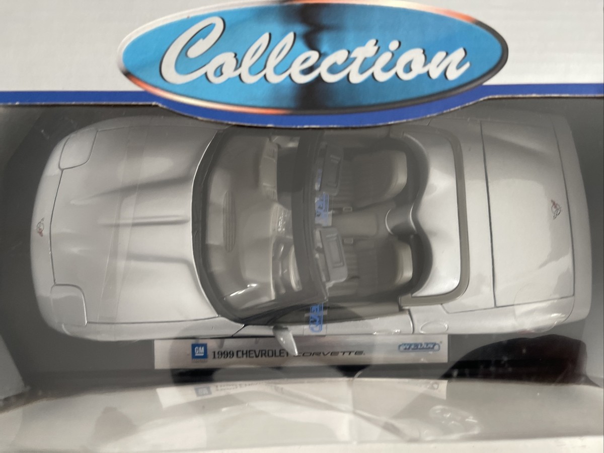 Vintage Rare WELLY 1999 Chevrolet Corvette 1:18 Die cast model car