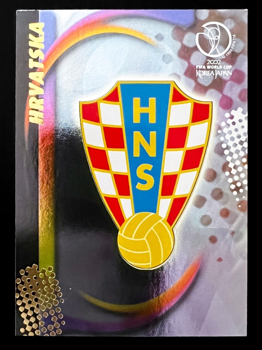 2002 Panini FIFA World Cup Korea Japan Croatia Federation Logo