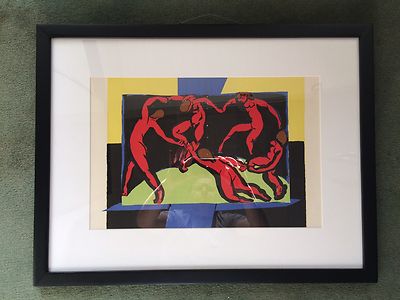 H24 Henri Matisse 「La Dance」 リトグラフ 額装 Henri Matisse La Dance Original Verve Lithograph 1939 French
