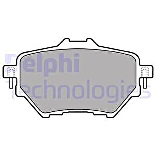 Fits Citroen C4 1.6 HDI Genuine Delphi Arrière FREIN PADS SET
