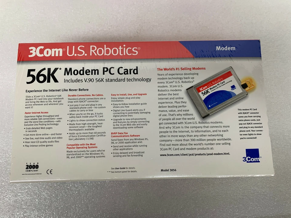 3com US Robotics 56k modem card Model 3056 Brand New - Image 2 of 3
