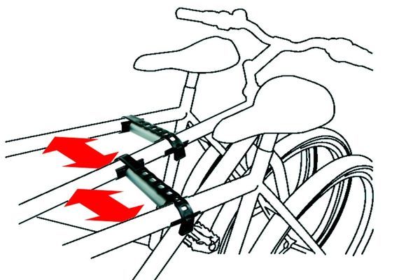 PORTE-VELOS SUR ATTELAGE RABATTABLE VELOS Montblanc Alload