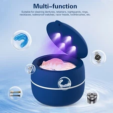 Dental Ultrasonic UV Cleaning False Teeth Aligner Retainer Mouth Guard