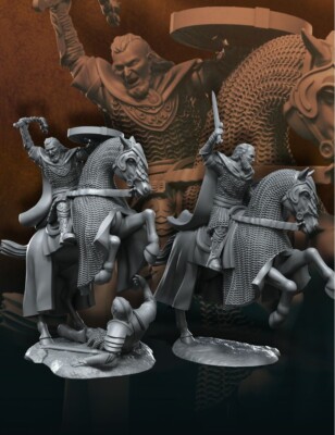 West Human - Hammer  Sons Caval  Davale Games - Herr der Ringe - Tabletop - 28mm