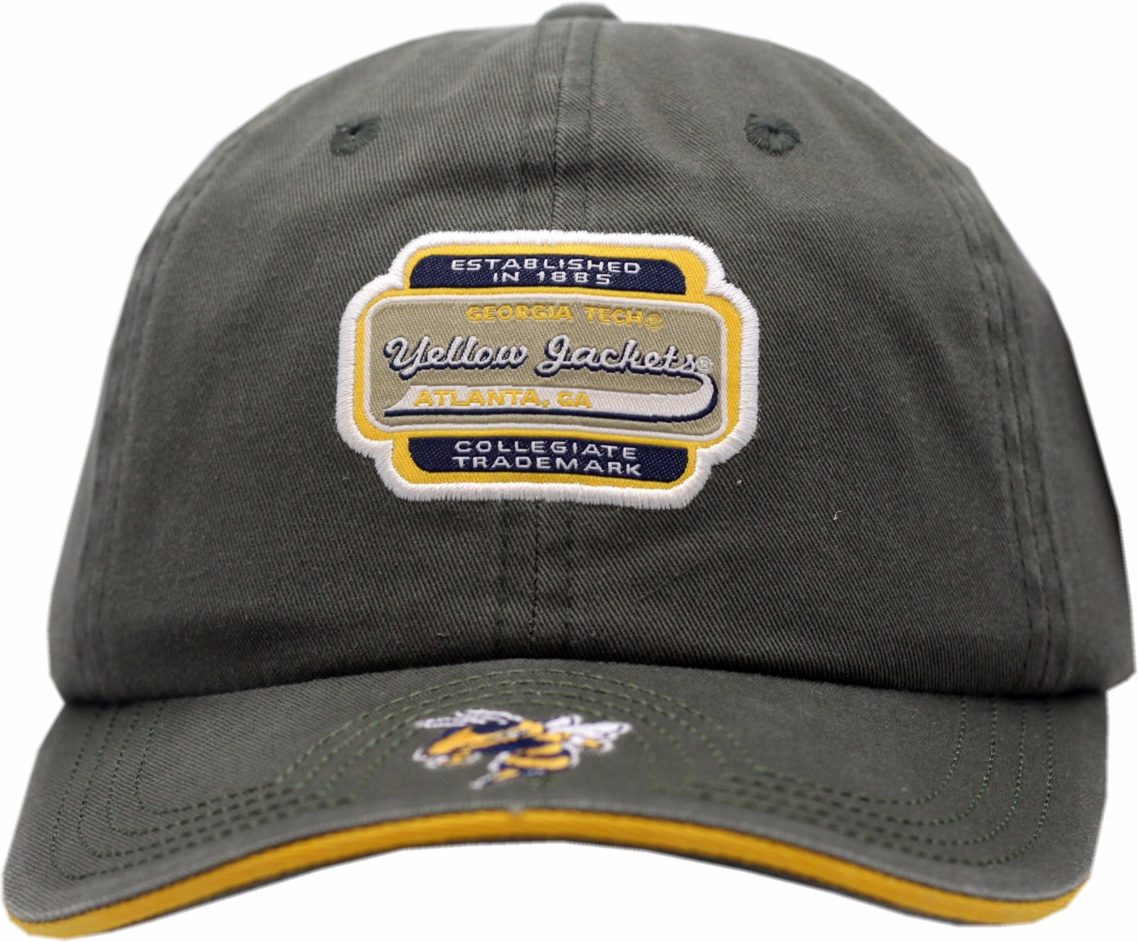 Tech Yellow Jackets Hat Adjustable Strap Flam Bam 12011 eBay