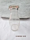 VINTAGE ANTIQUE MILK BOTTLE ONE PINT LIQUID GLASS NC APPROVED SEALED 1569 UCP 51