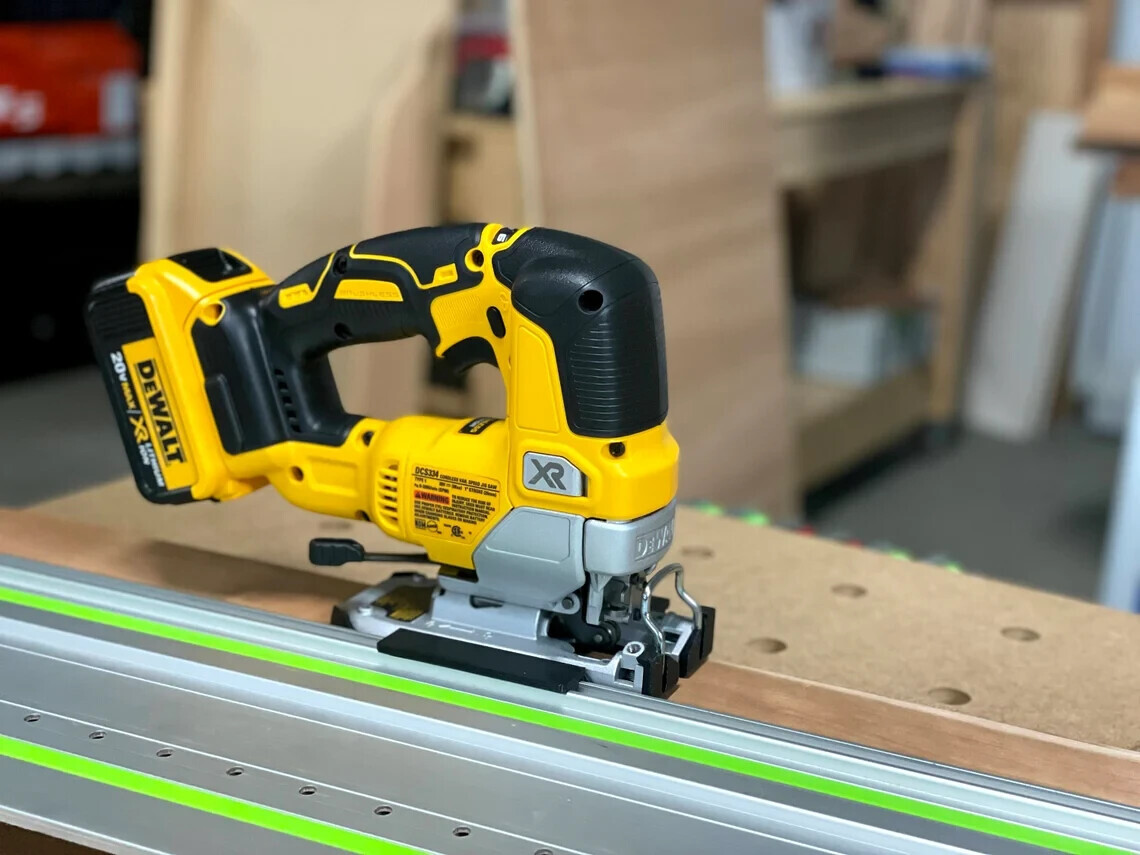 Dewalt Jig Saw Adapter for Festool Track Saw Guide Rails 20v XR DCS334B DCS335B