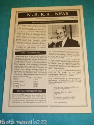 NSRA - NATIONAL SMALL-BORE RIFLE ASSOCIATION NEWS #10 - OCT 1995