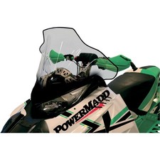 Powermadd 12030 Cobra Windshield Mid Clear/Bl...