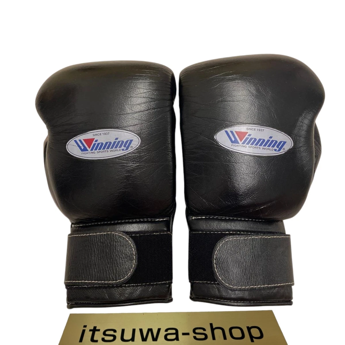 Winning Black 16 oz. Weight Boxing Gloves for sale | eBay