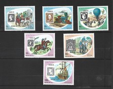 LAOS - TIMBRES NEUFS** N° 953 à 958 - 1990 - EXPO PHILATELIQUE LONDON 90 - VOIR