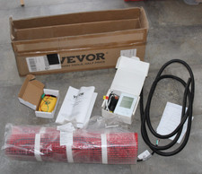 Vevor Floor Heating Mat 20 sq ft Electric Radiant In-Floor System w/ Thermostat