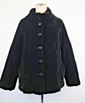 Aspesi Padded Jacket For Women Size M Casual Jacket Silk Velvet