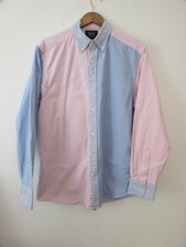 Charles Tyrwhitt Fun Shirt Medium Blue Pink Classic Fit Ivy League Drakes Preppy