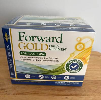 Whitaker Nutrition Forward Gold Daily Regimen for Adults 65+ (60 pkts) Exp 2/26