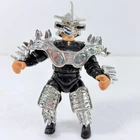 Vintage Shogun Shredder TMNT 1993 Action Figure Playmates Chrome Battle Armor