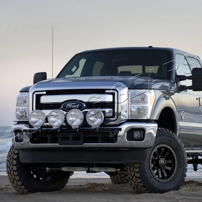 REJILLA CROMADA 1 PIEZA CUBIERTA SUPERPUESTA APTA 11-16 FORD F250 F350 F450 SUPER DUTY Foto 4 de 4