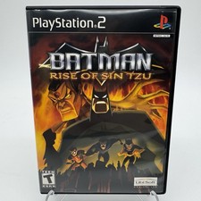 Batman Rise of Sin Tzu PS2 Complete CIB + Reg Card Tested Mint Clean Black Label