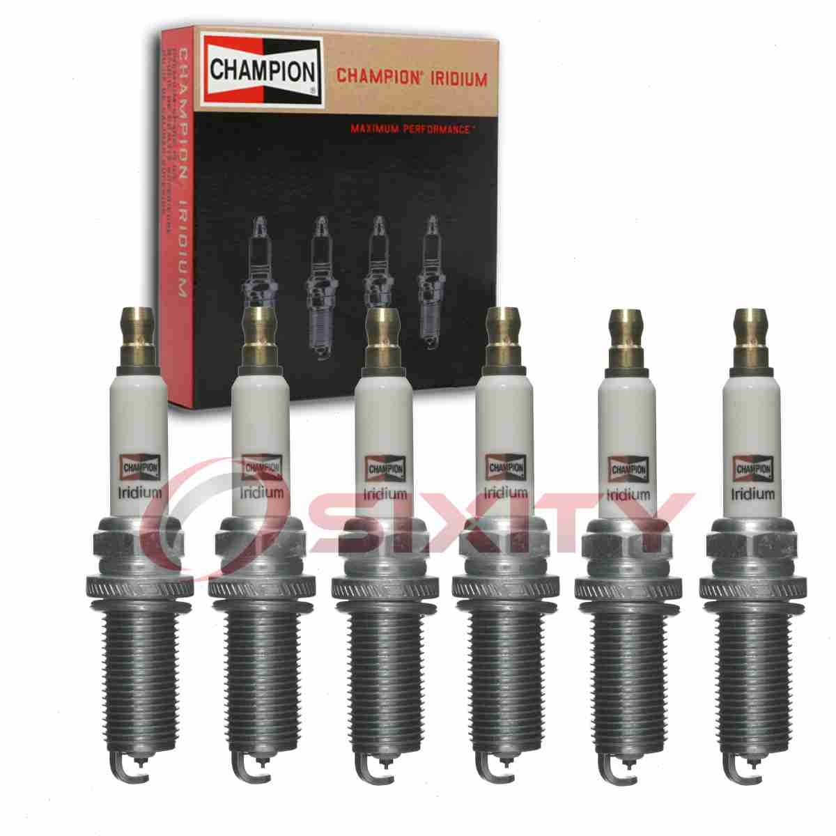 6 pc Champion Iridium 9030 Spark Plugs for SILFR6A REC8WYPB3 ILFR6G ILFR6B xt
