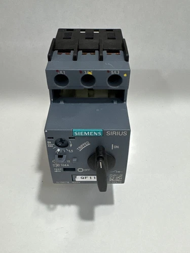 NEW SIEMENS 3RV2011-1HA10 5.5-8A AMP MANUAL MOTOR STARTER CIRCUIT BREAKER