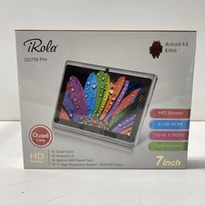 iRola (DX758 Pro) Black 7" Quad-Core 8GB - Android 4.4