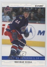 2002-03 ITG Be A Player Memorabilia Sapphire 27/100 Rostislav Klesla #106 0f2