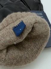 Club Room Snap Leather Tech Tip Gloves with 100 Cashmere L1