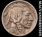 1920-D Buffalo Nickel - Full Horn - Extra Fine+  Semi-key  Better Date  #M3542