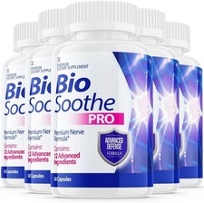 BIO SOOTHE PRO Advanced Defense Premium Formula - 5 flaconi/60 tappi ciascuno!