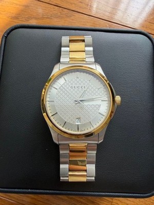 Gucci G-Timeless Combi Quartz Uhr 14cm Band gebraucht aus Japan