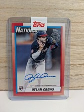 2025 Topps Series 2 Dylan Crews Rookie Auto #90B2-DC 1990 Topps 35th Anniversary