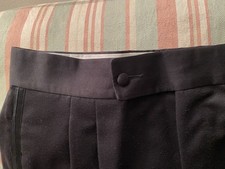 GUCCI MEN’s Dress Pants 100% Wool Made In Italy Black.