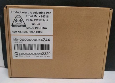 W.E.P Front Mark  947-III ESD Safe Portable Electric Soldering Iron Solder Kit