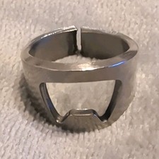 Metal Beer Bottle Opener Ring Breweriana Collectible Novelty Barware Gift